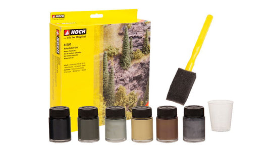 Nature Paints Set, 6 Colour Concentrates