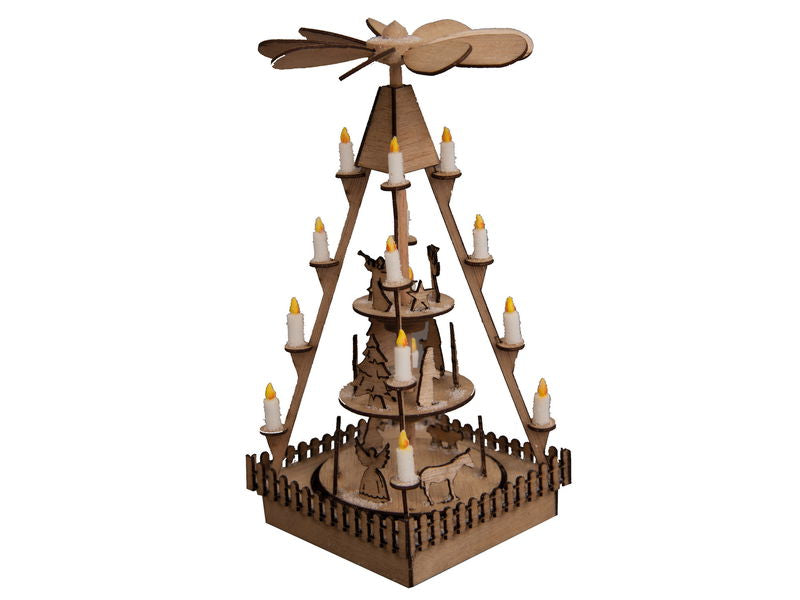 Christmas Market Pyramid