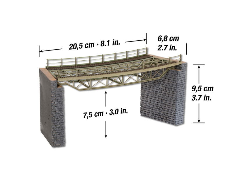Bridge Track, Curved R1 360 mm