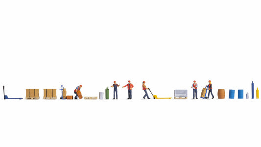 Figure Set "Loading Goods"