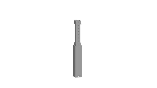 easy TRACK Pillars, Height-Adjustable