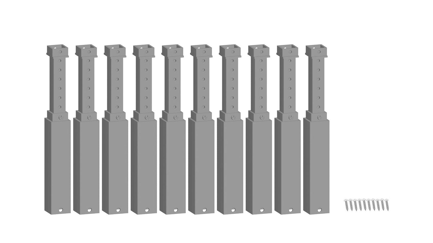easy TRACK Pillars, Height-Adjustable