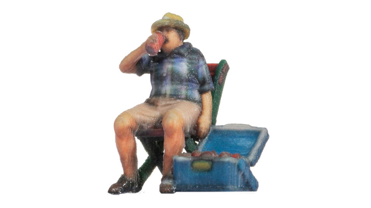 Man on a Folding Chair