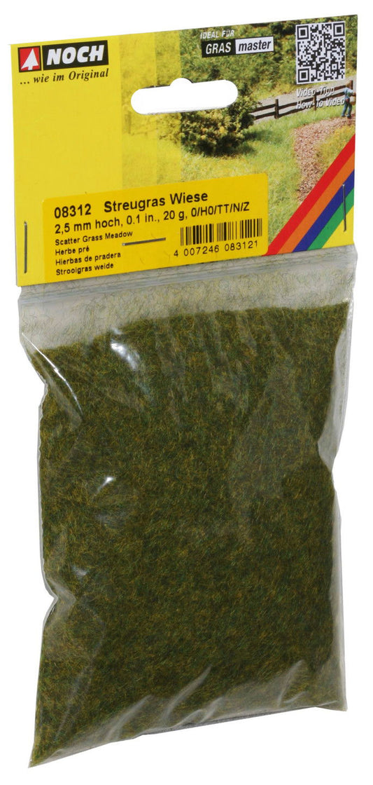 Scatter Grass "Meadow", 2.5mm., 20g. Bag