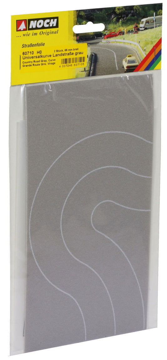 Curved Country Road, Grey