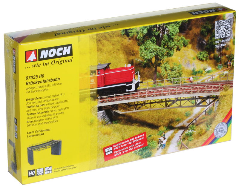 Bridge Track, Curved R1 360 mm