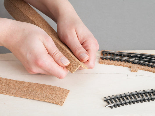 Cork Trackbed, 3 mm high