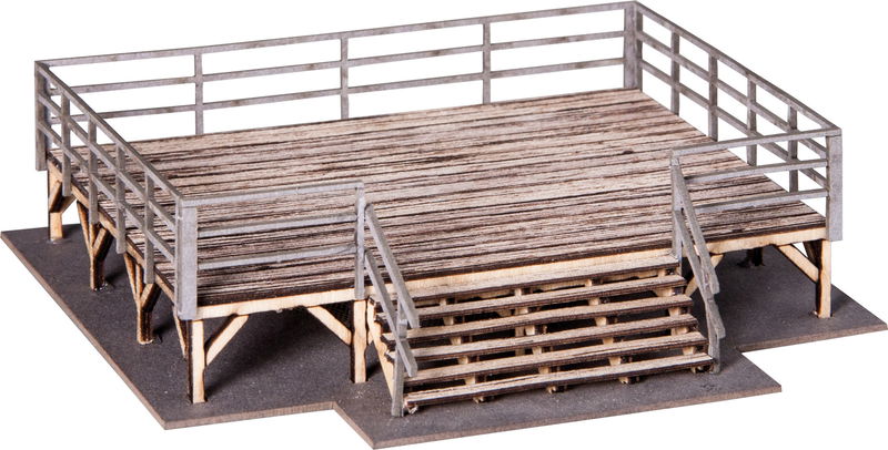 Event Stage with micro-sound Brass Band