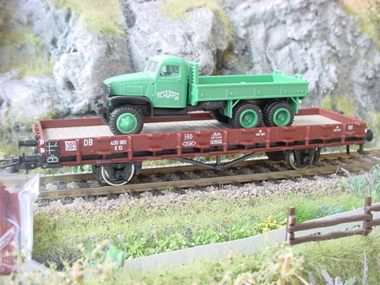 Flat Car with Truck