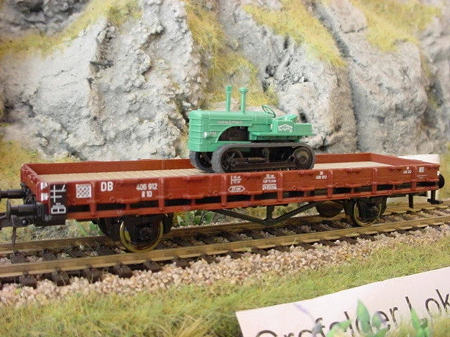 Stake Car with Tractor Transport