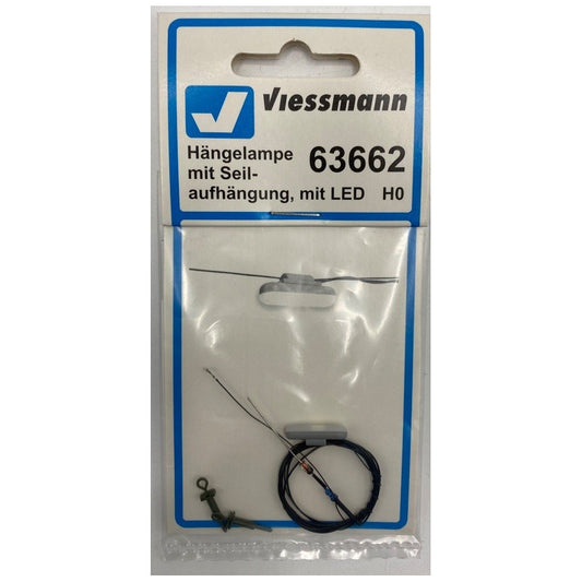 Hanging Lamp with Rope Suspension, LED